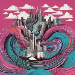 Portada de la canción Under a Neon Sky