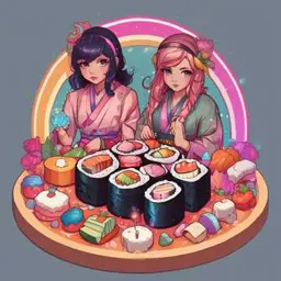 Cover of the song Sushi Sisters