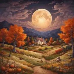 Кавер на песню under the harvest moon