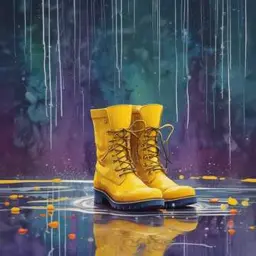 Portada de la canción Gelbe Gummistiefel 