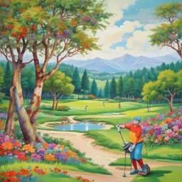 Cover of the song Golf 