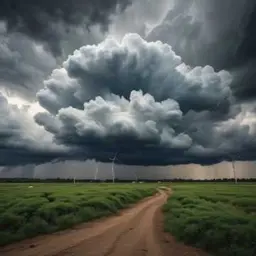 غلاف الاغنية ridin the storm