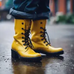 Portada de la canción Gelbe gummistiefel 