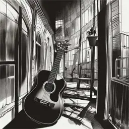 Cover of the song Guitarra en la Oscuridad