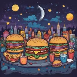 Capa da música Cena al Burger King