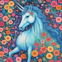 노래 표지 Mi unicorni azul