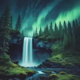 Capa da música Auroras in Skogafoss